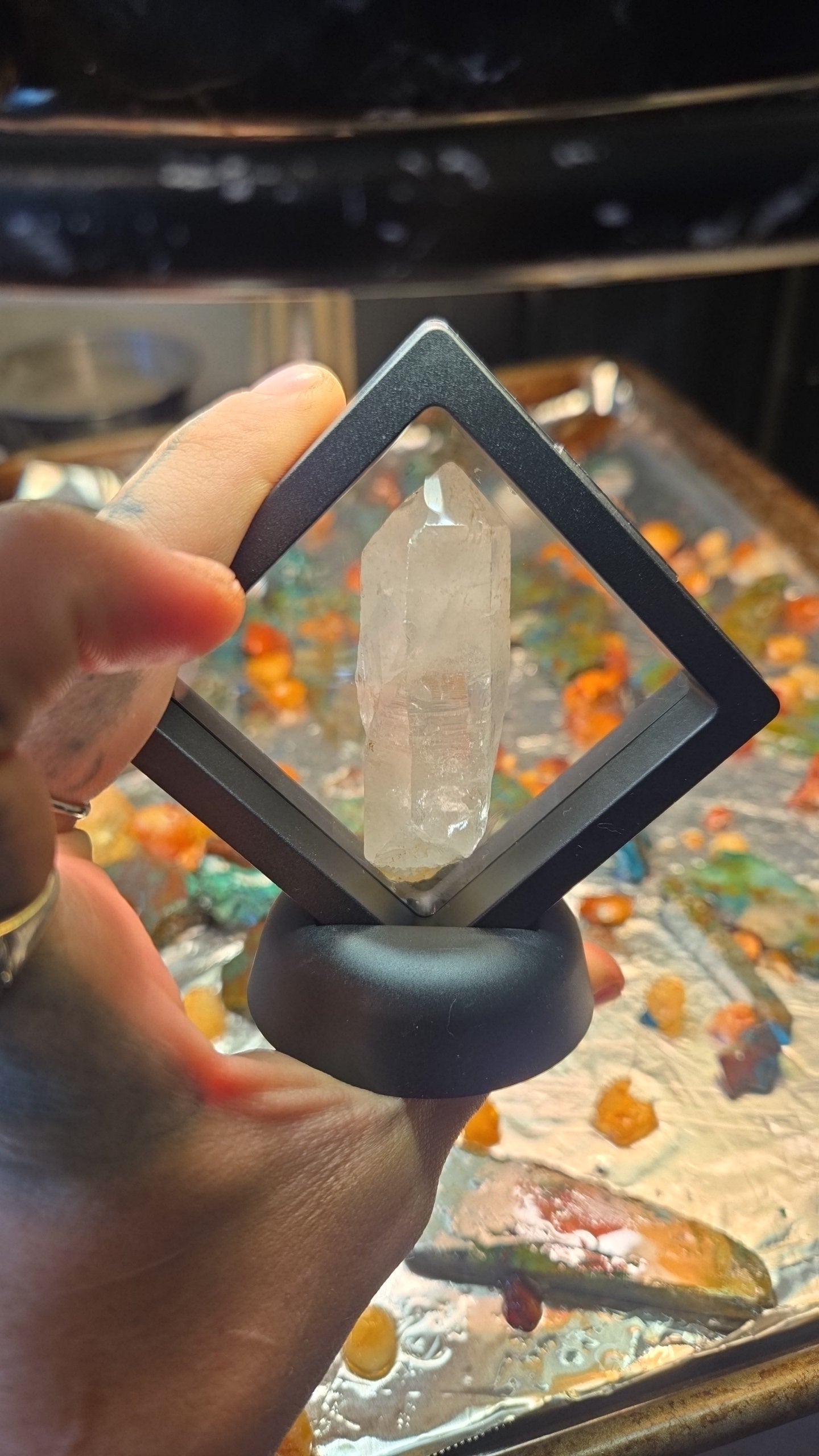 Quartz Crystal Point Display