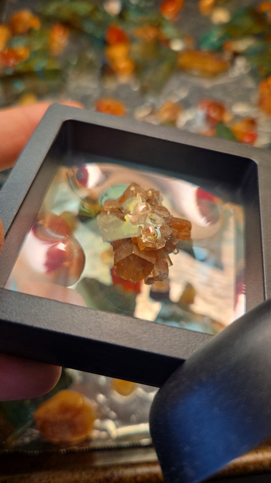 Aragonite Crystal Mineral Specimen Display