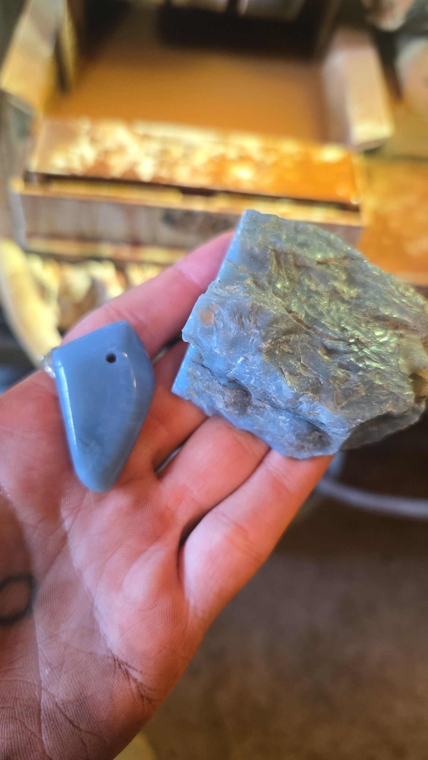 Blue Opal Necklace