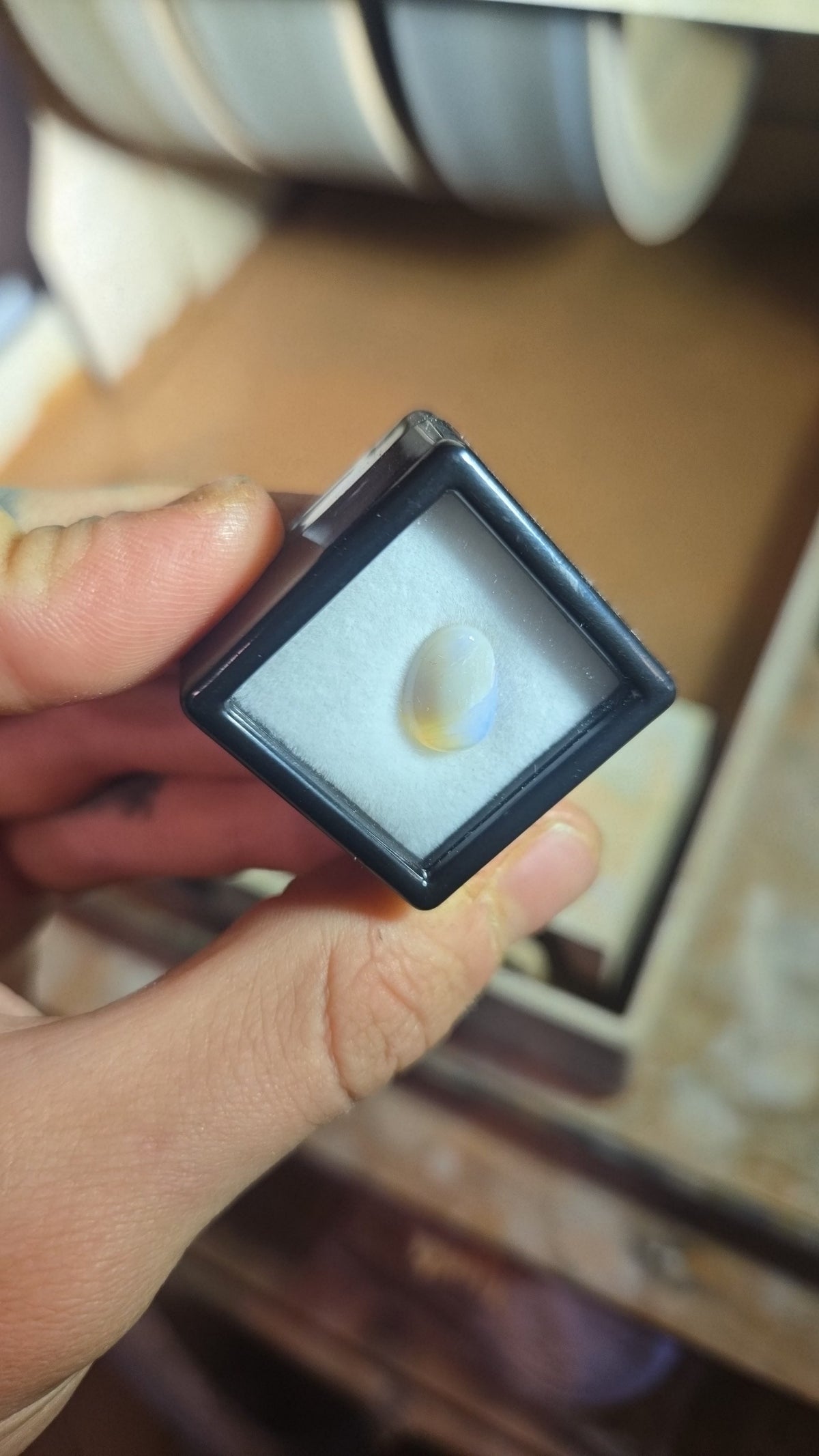 Little Blue and Green Lightning Ridge Opal