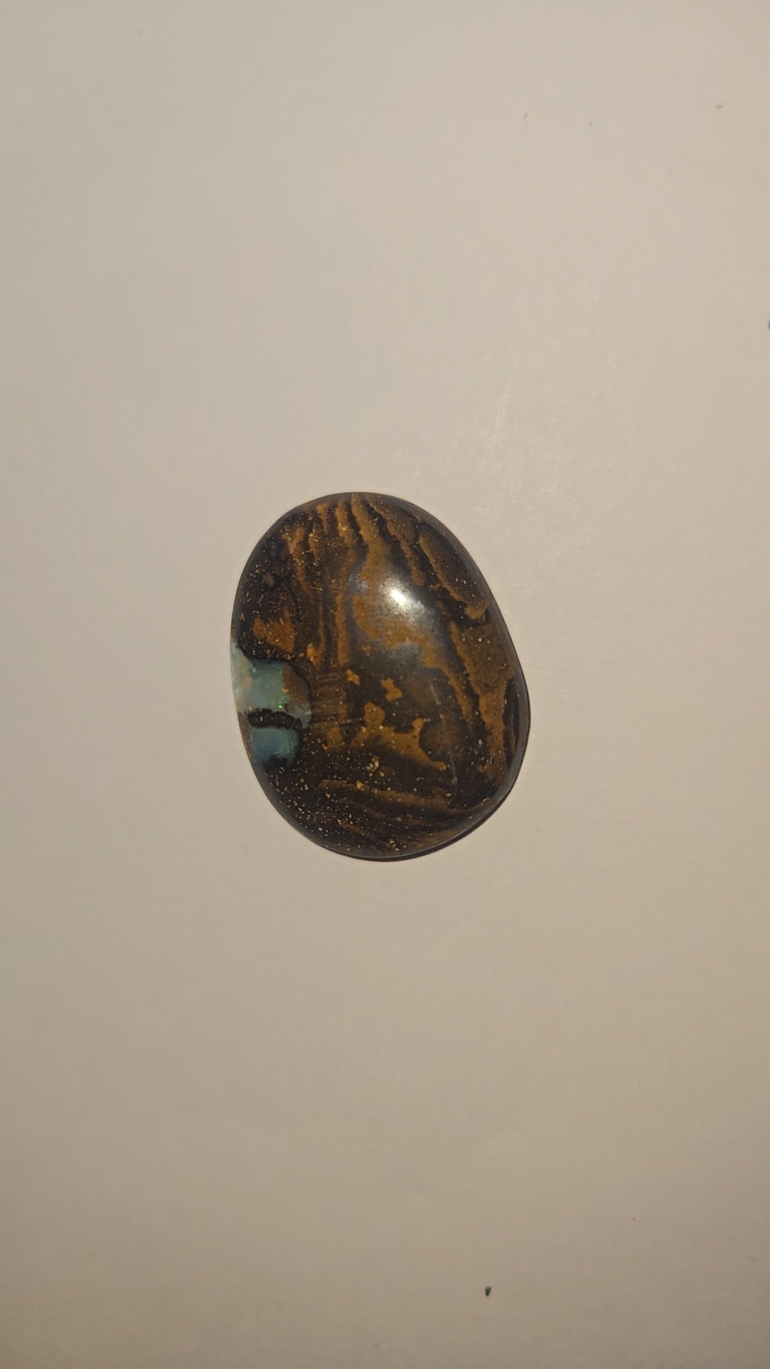 Australian Boulder Opal Cabochon Green and Blue