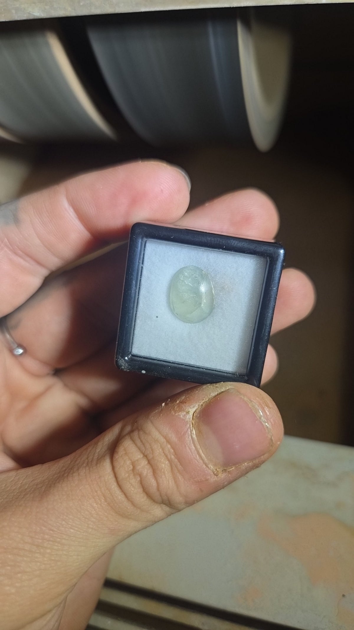 Light Colored Grandidierite Cabochon