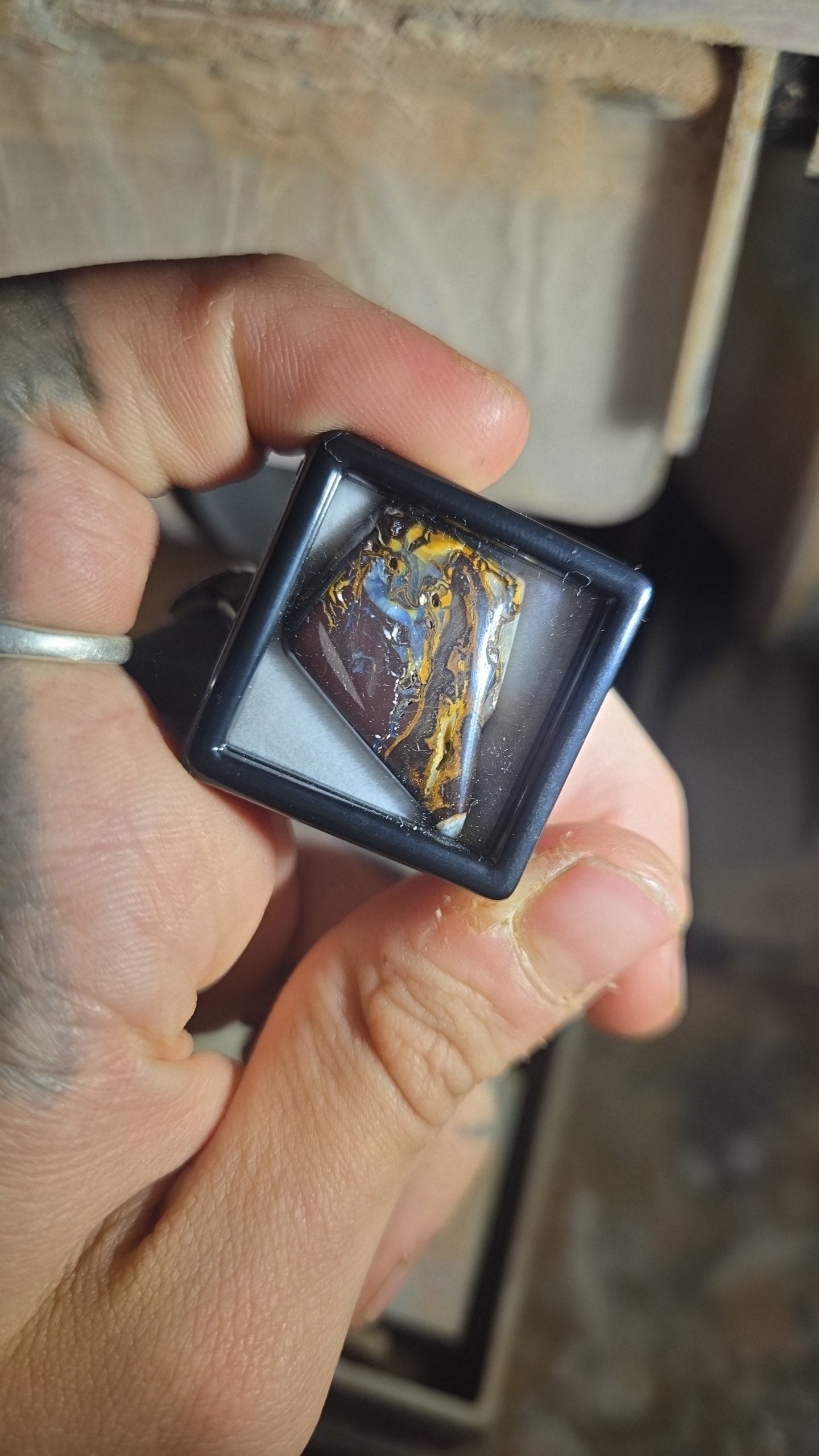 Freeform Boulder Opal Cabochon
