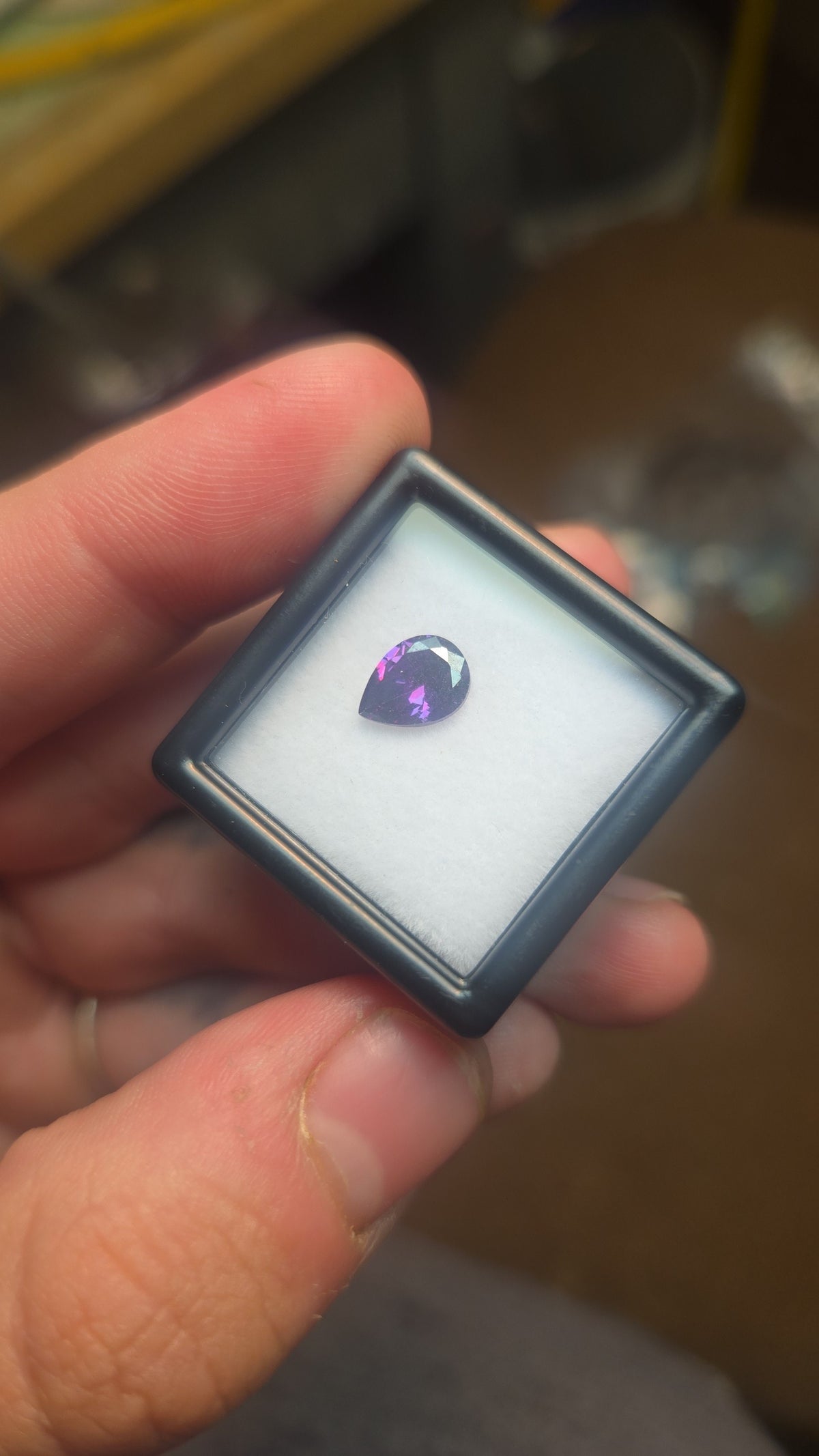 Amethyst Facet Cut Gemstone