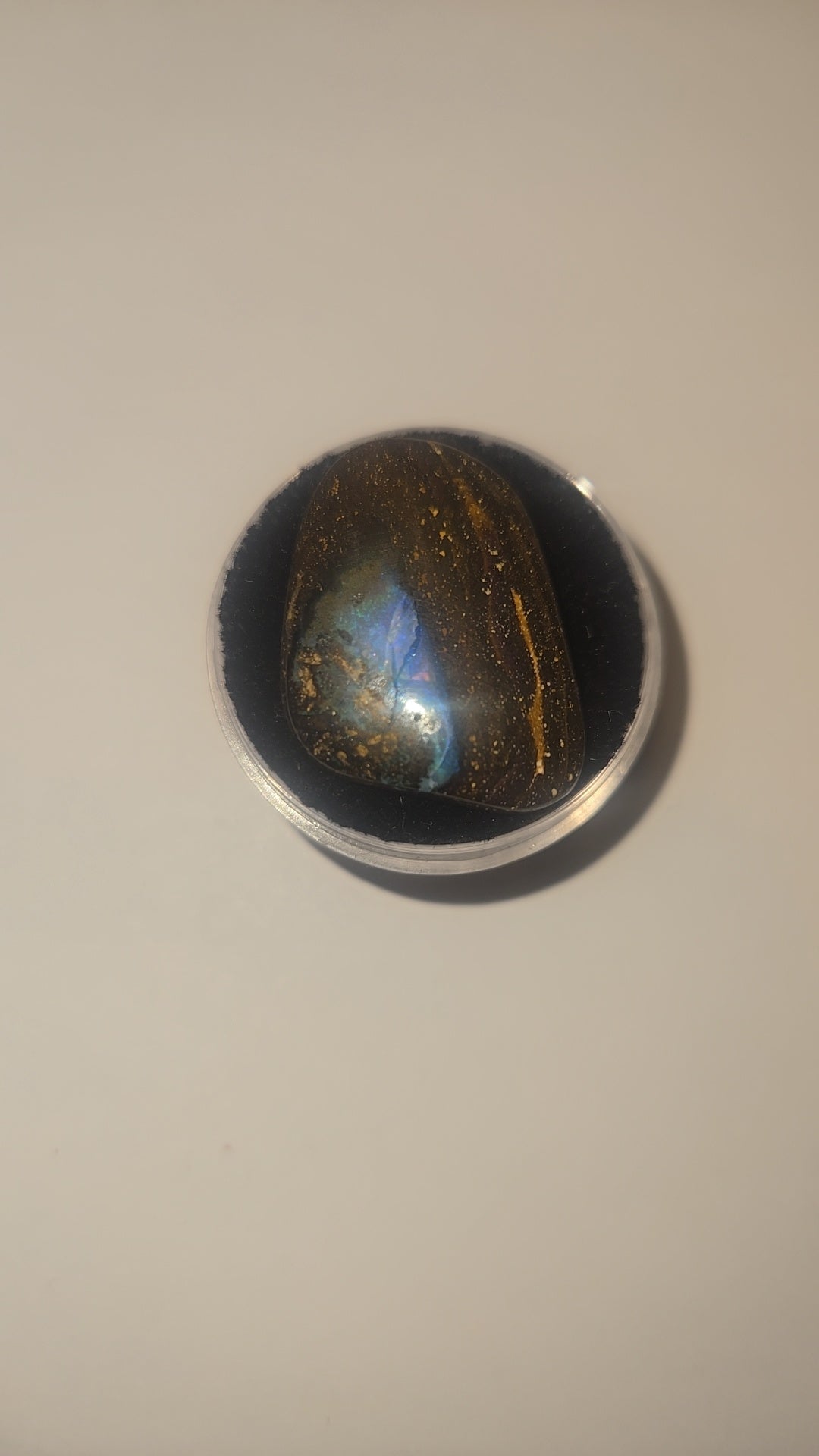 Boulder Opal Green Blue Cabochon