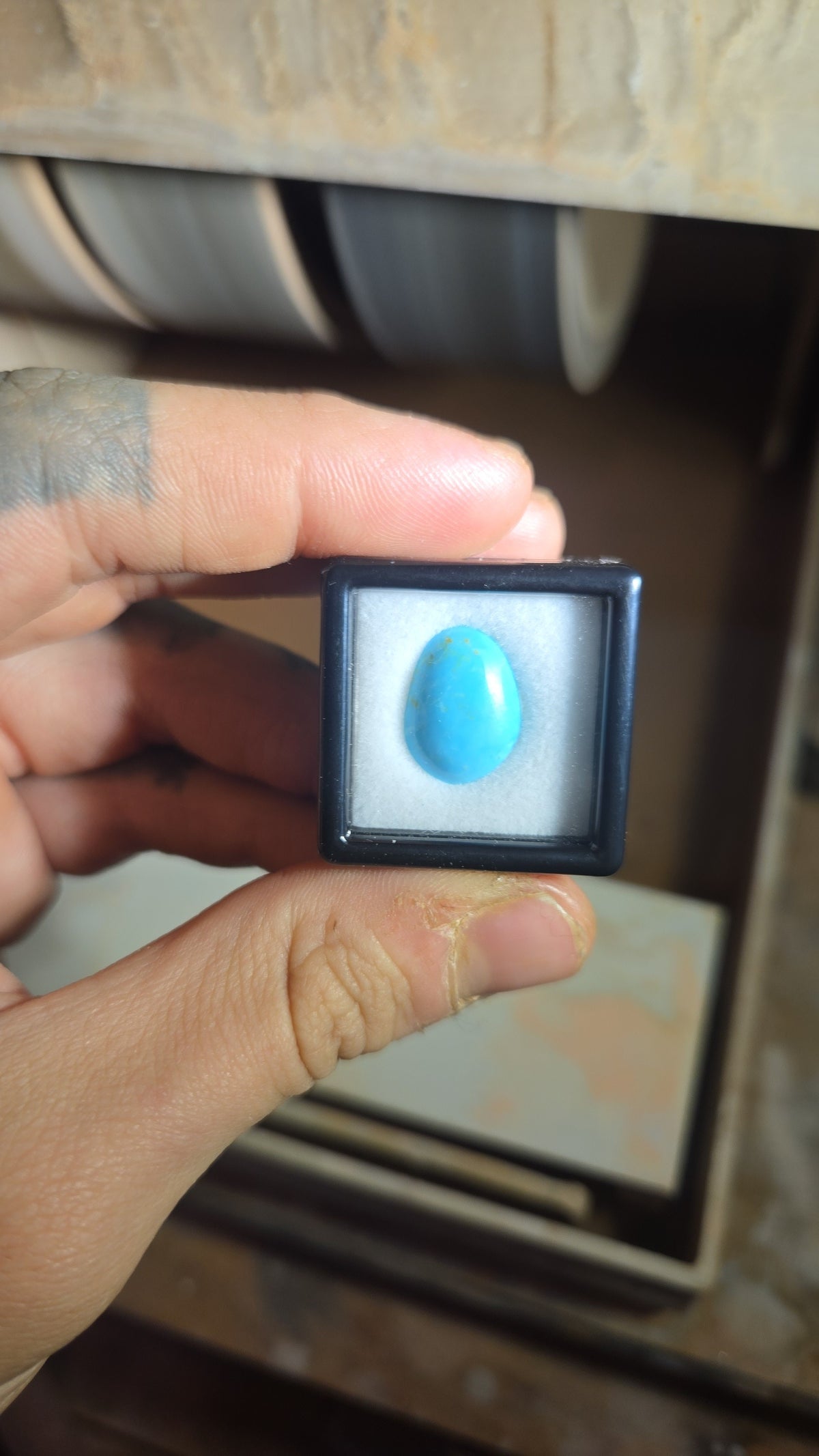 Light Blue Turquoise Cabochon