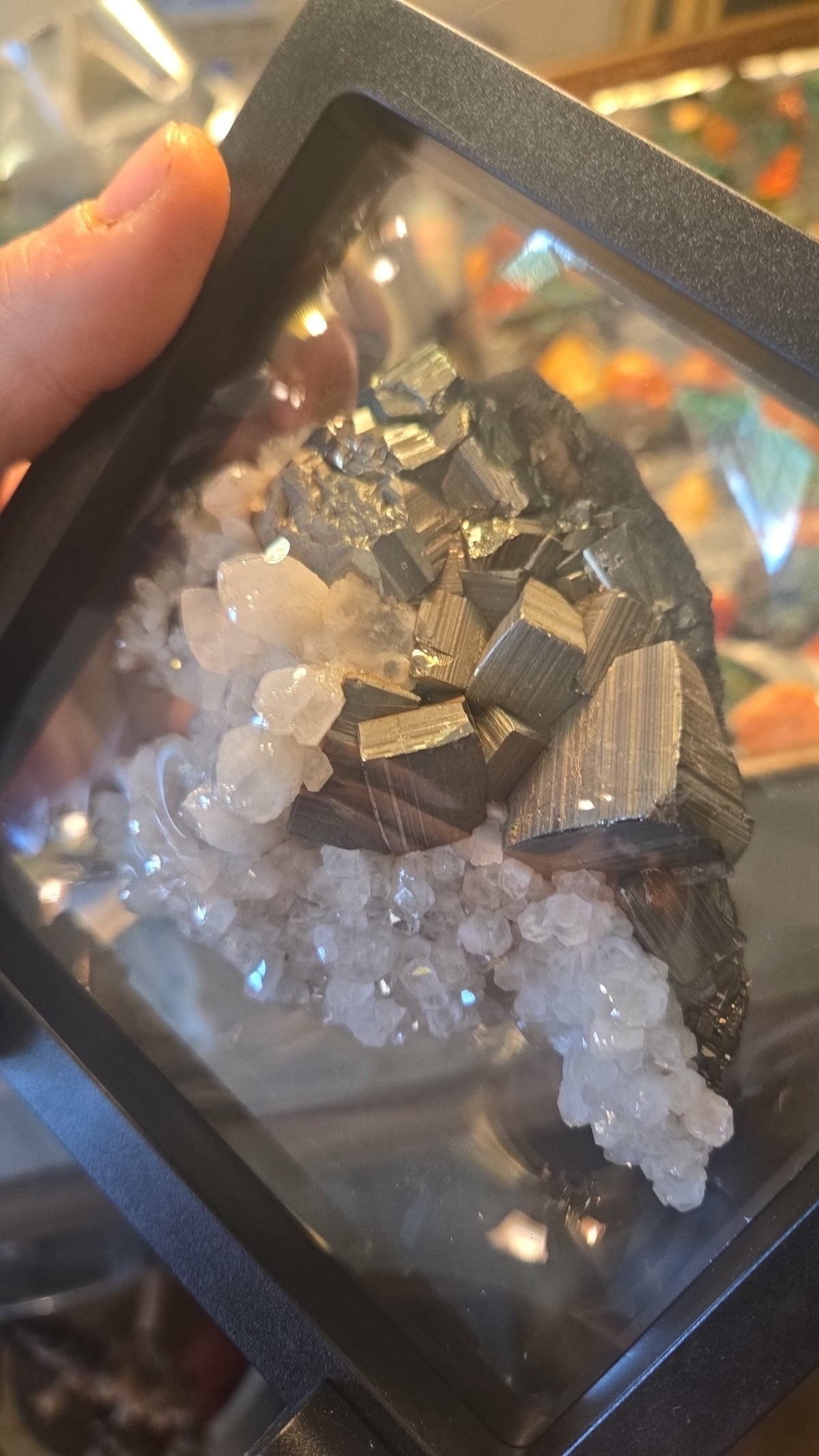 Pyrite and Quartz Cluster
