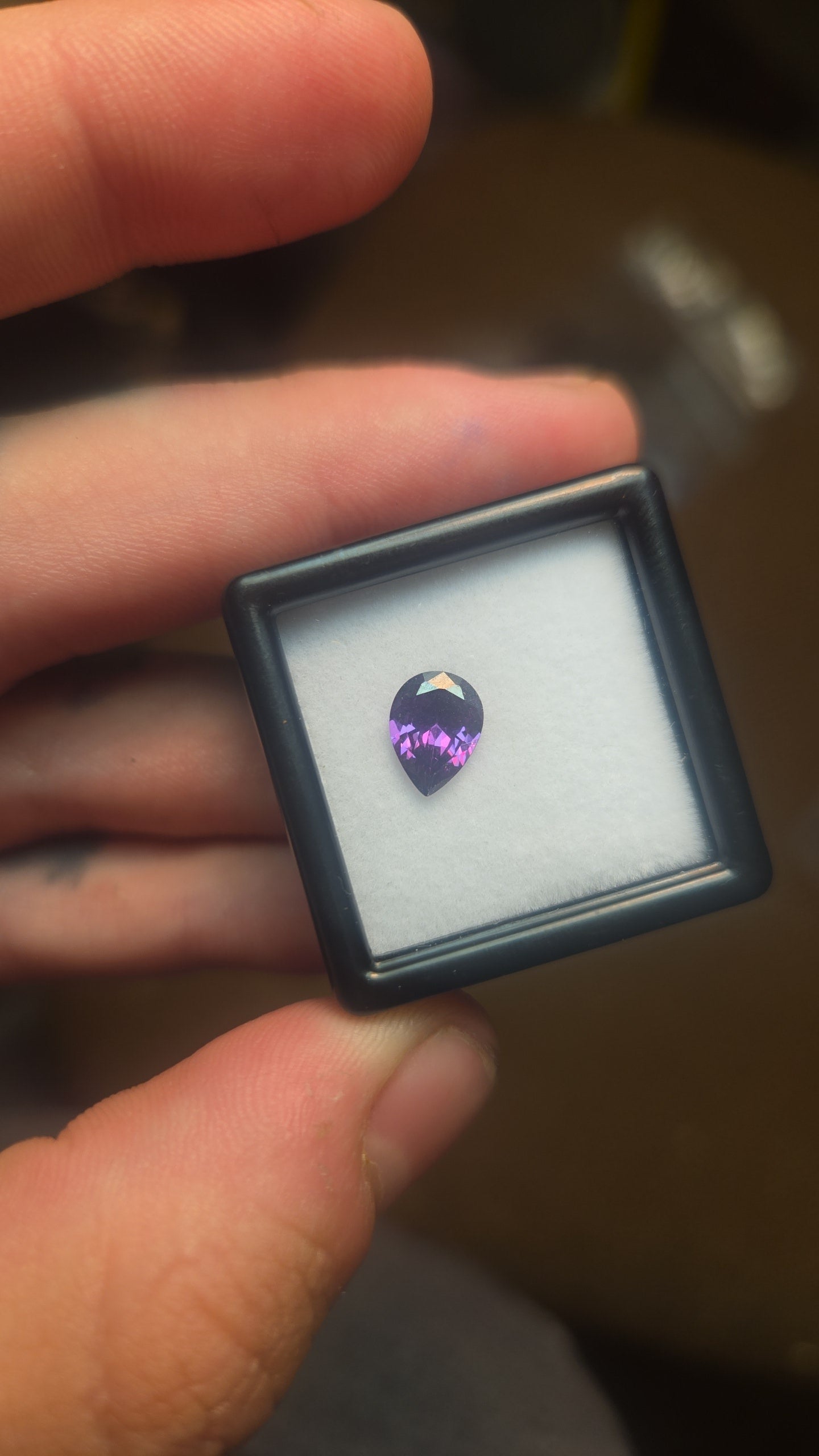 Amethyst Facet Cut Gemstone