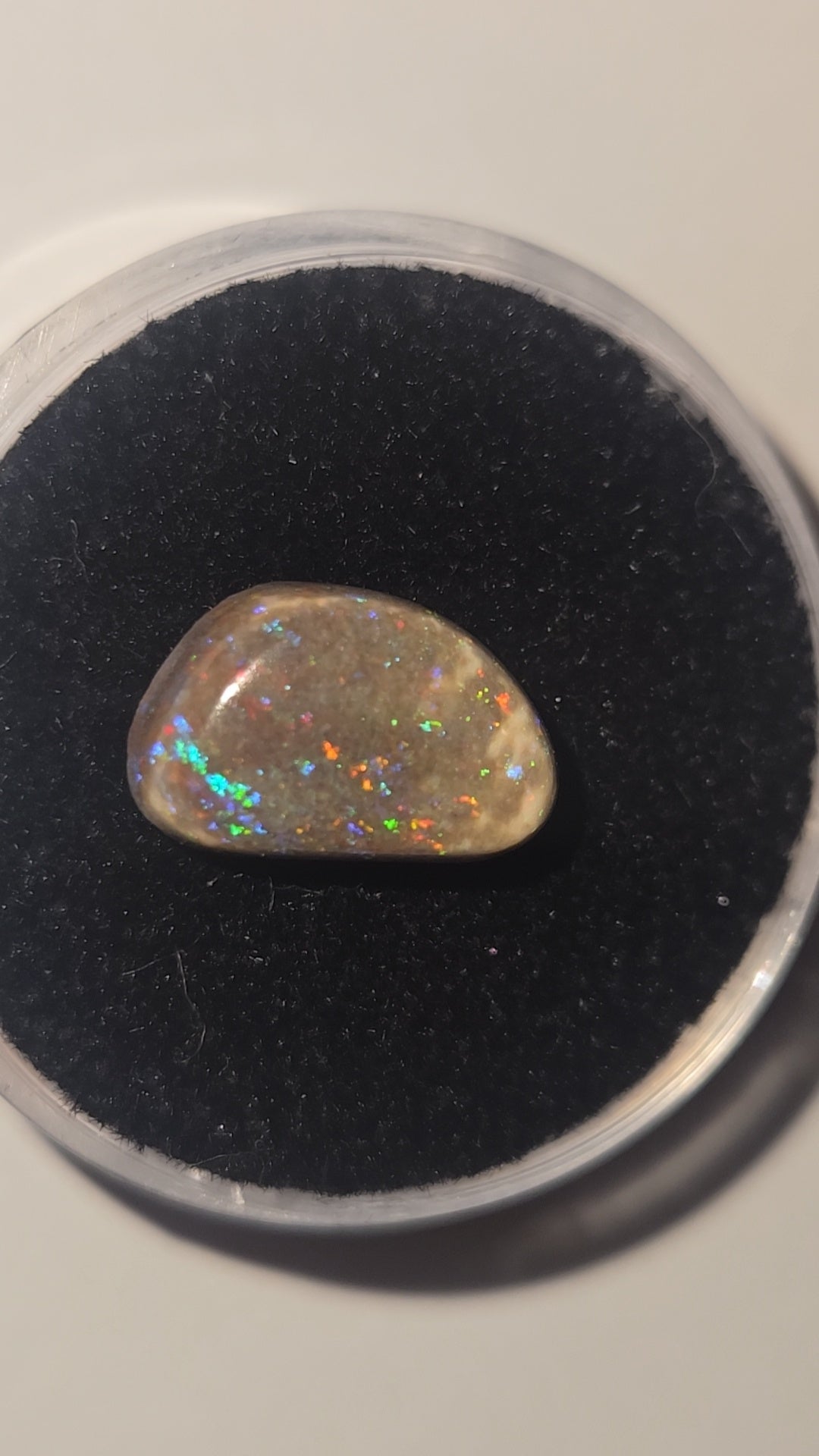 Rainbow Andamooka Australian Opal Cabochon