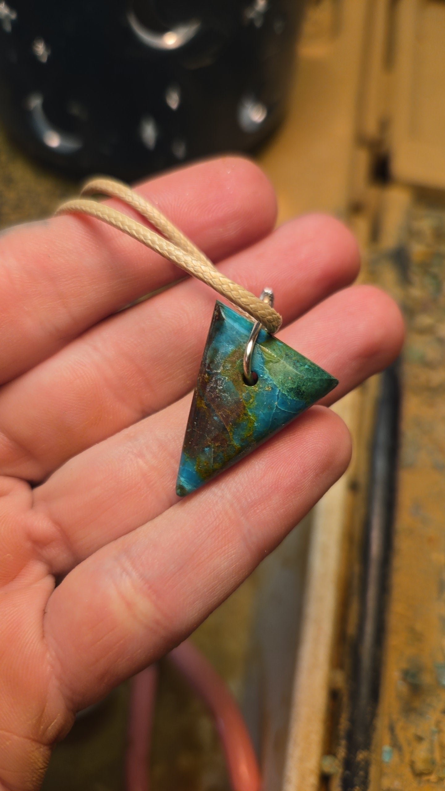 Opalina Triangular Freeform Necklace