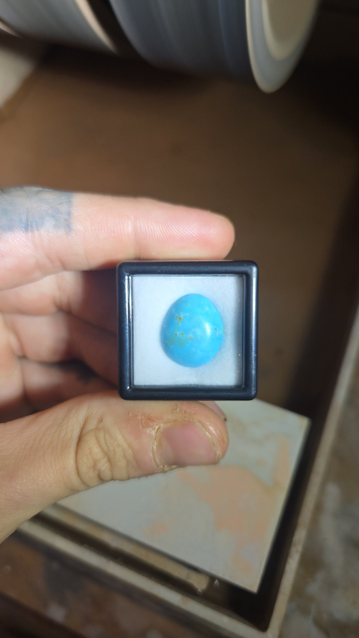 Light Blue Turquoise Cabochon