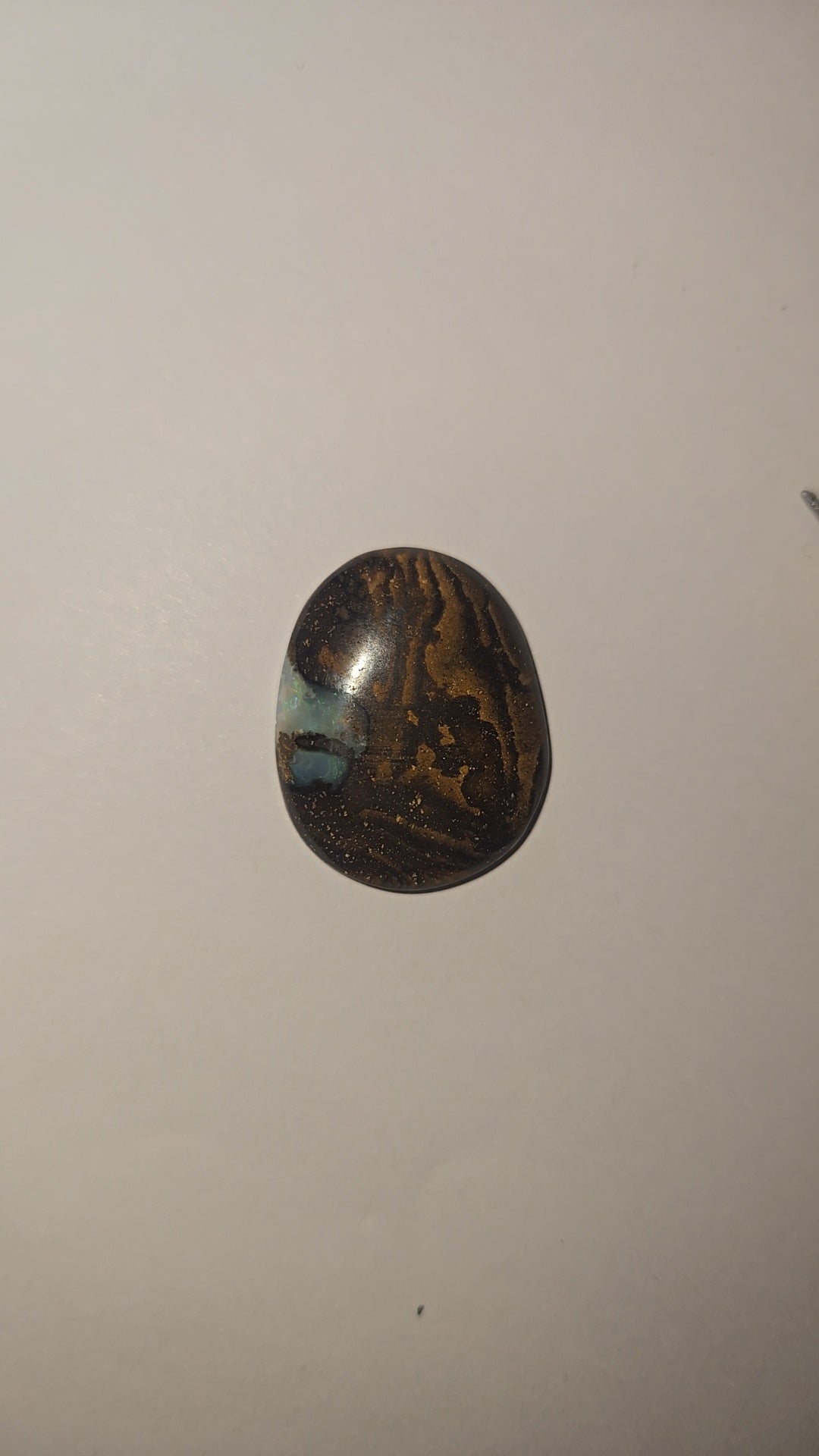 Australian Boulder Opal Cabochon Green and Blue