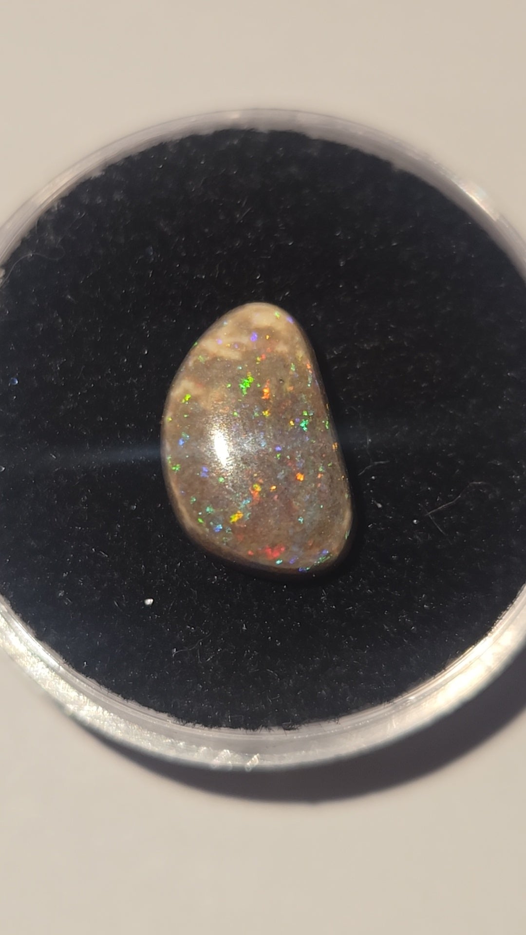 Rainbow Andamooka Australian Opal Cabochon