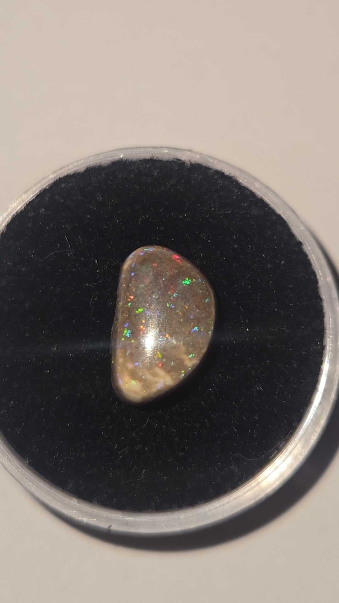 Rainbow Andamooka Australian Opal Cabochon