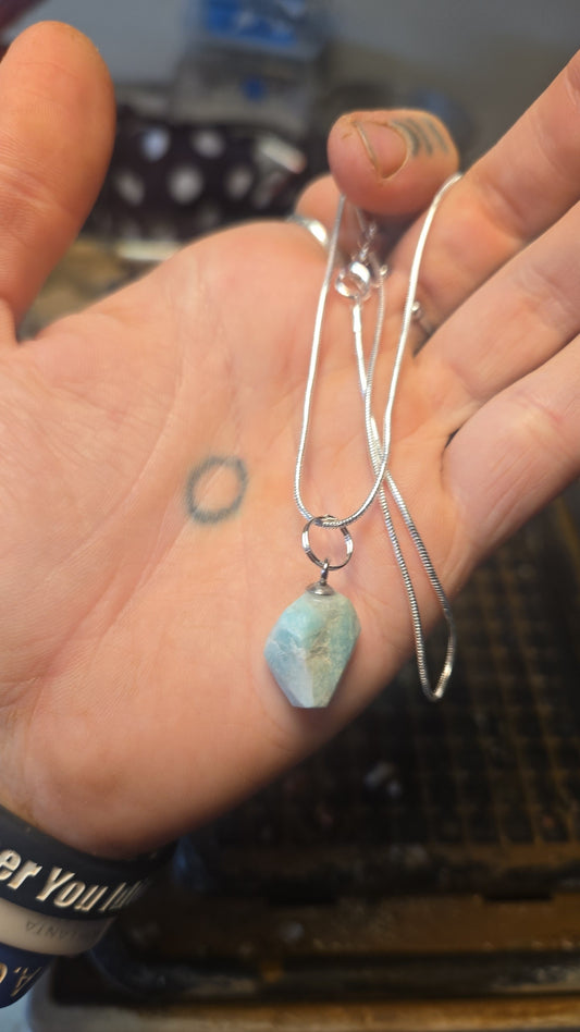 Colorado Amazonite Pendant Necklace