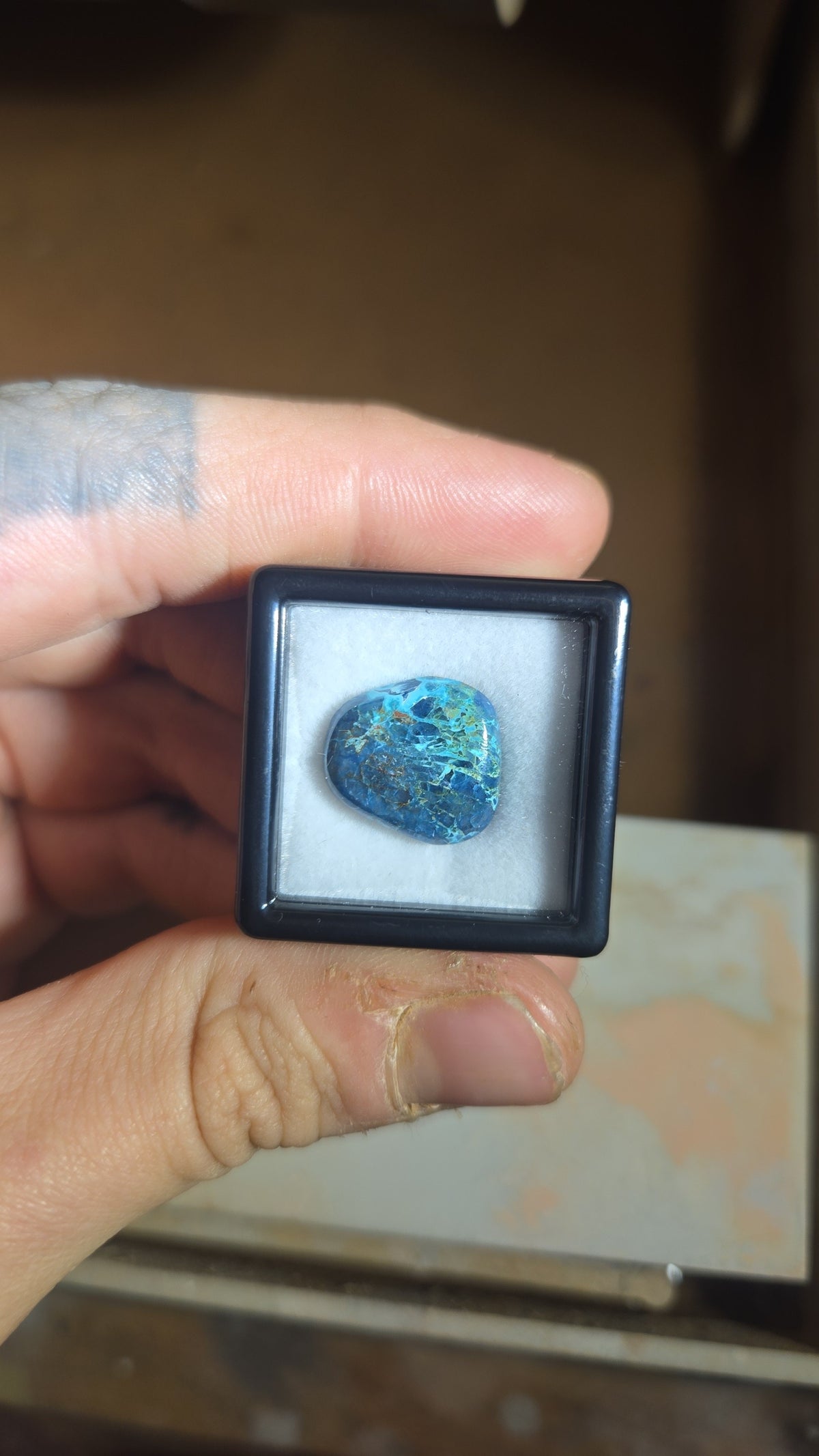 Shattuckite Cabochon Nice Blue Color