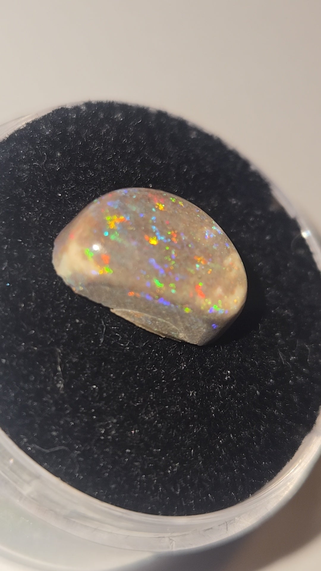 Rainbow Andamooka Australian Opal Cabochon