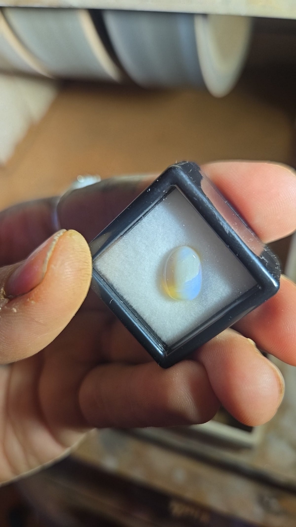Little Blue and Green Lightning Ridge Opal