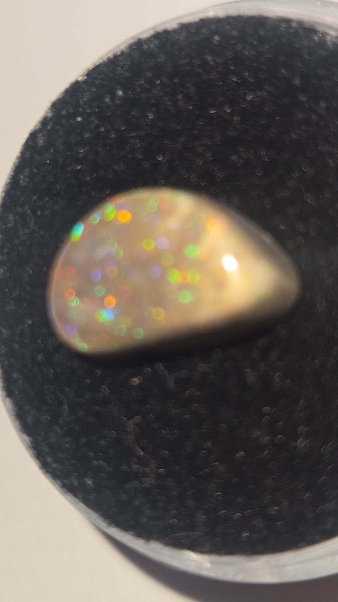 Rainbow Andamooka Australian Opal Cabochon