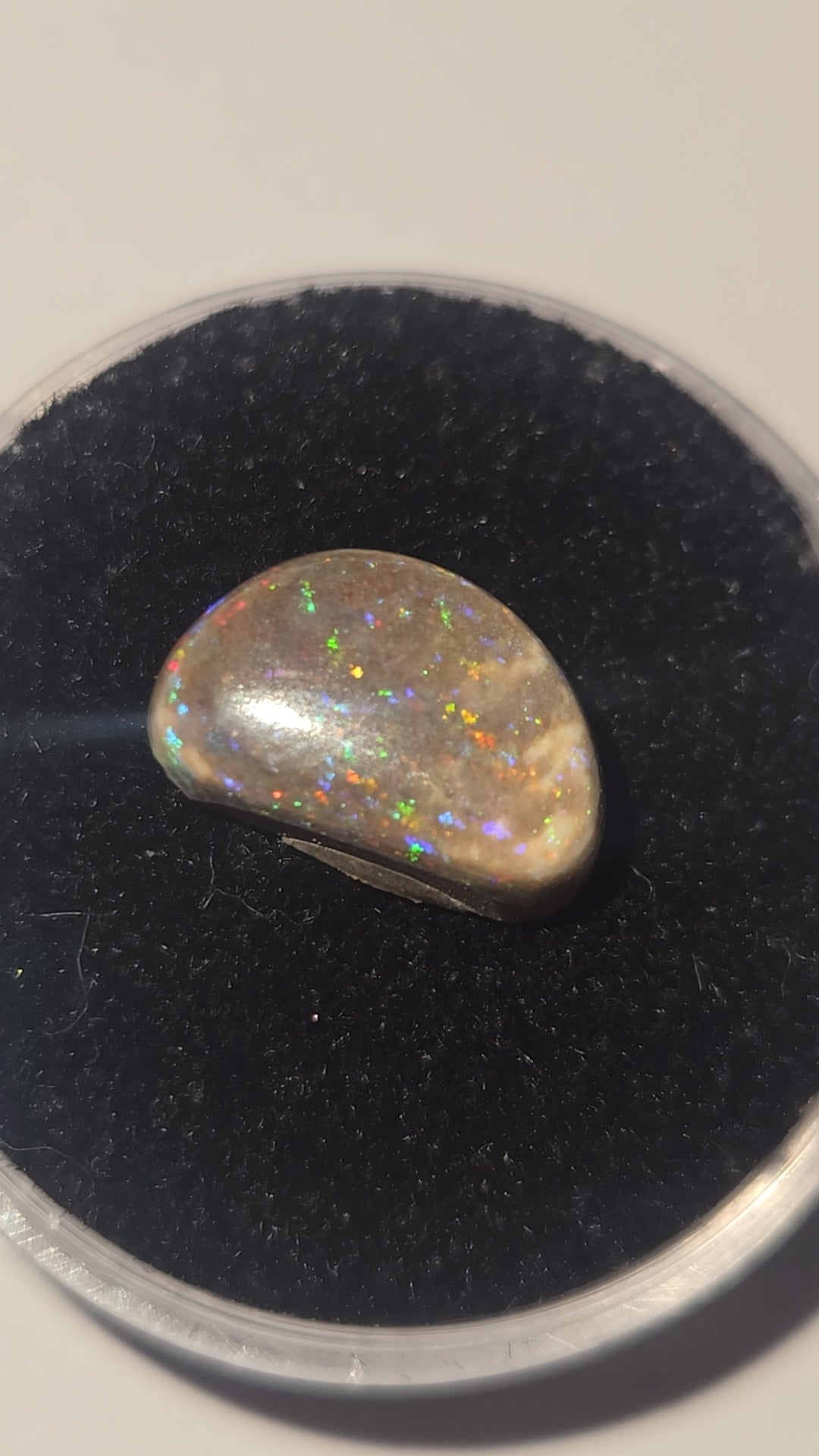 Rainbow Andamooka Australian Opal Cabochon