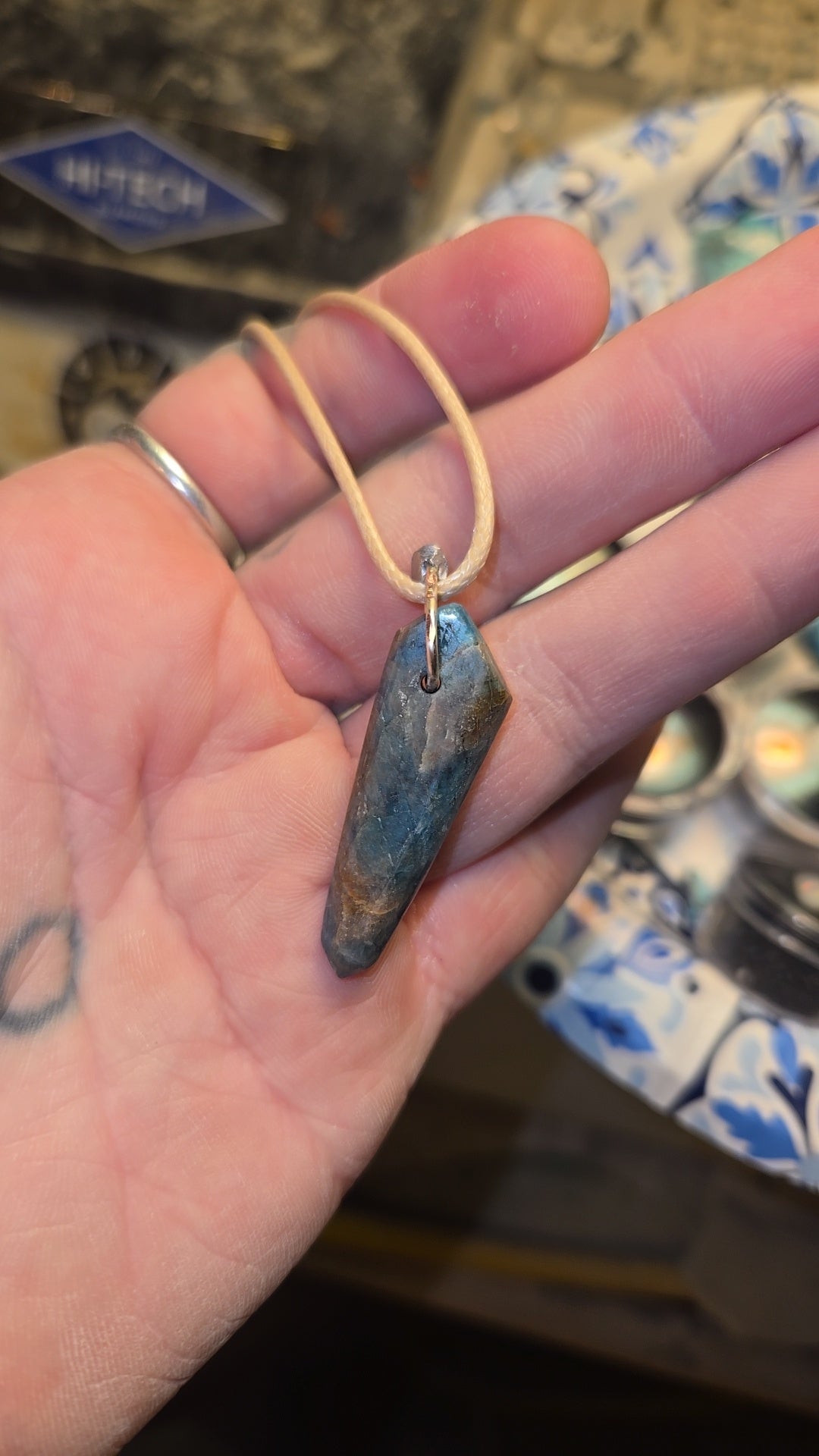 Blue Apatite Necklace