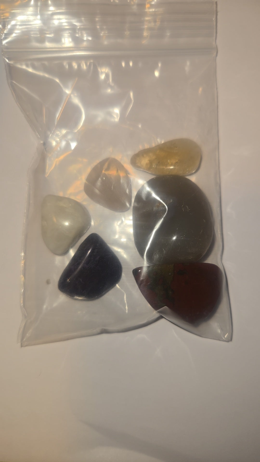 Mixed Tumbled Gemstones and Crystals