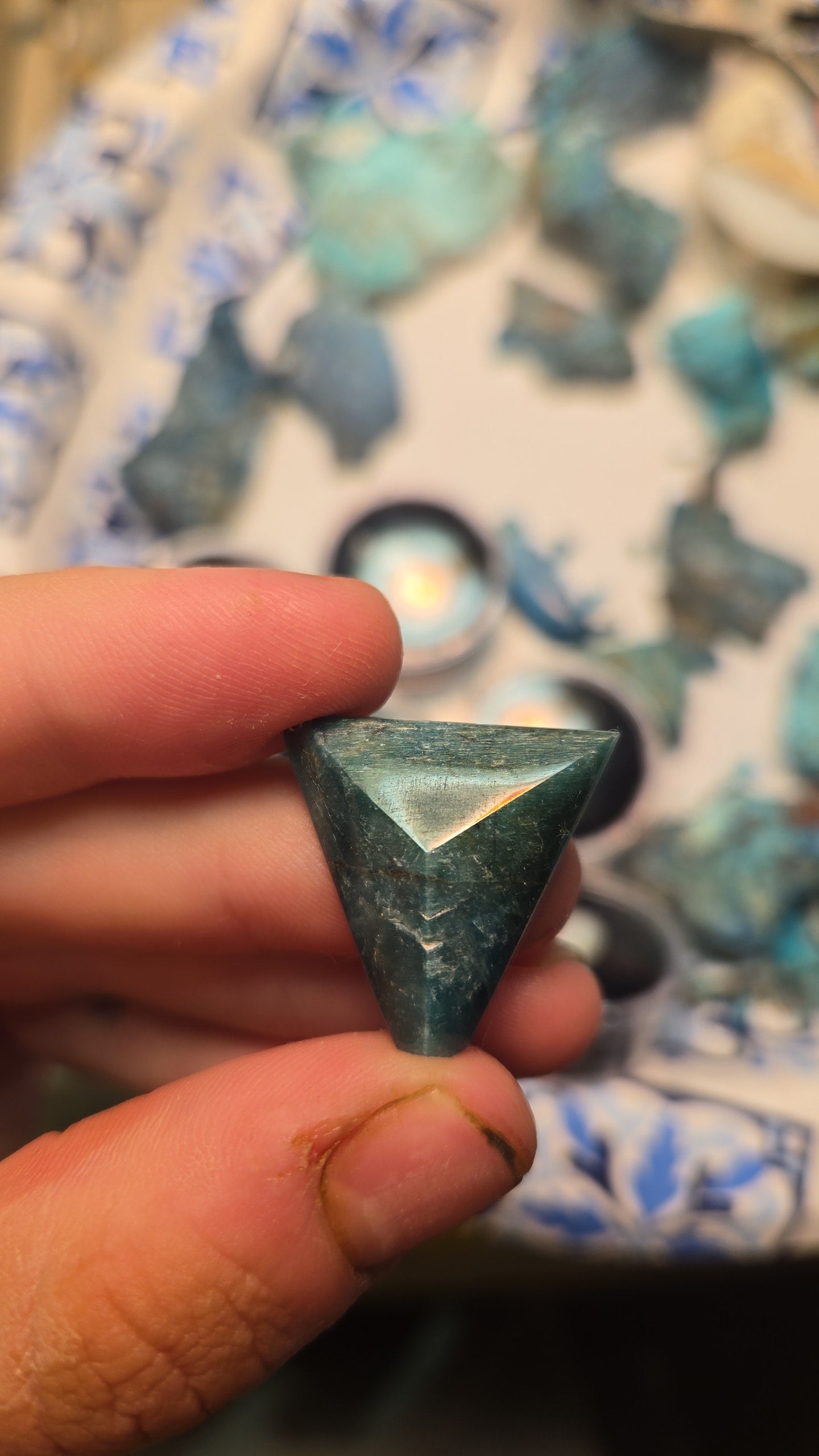 Opalina Triangular Freeform Necklace