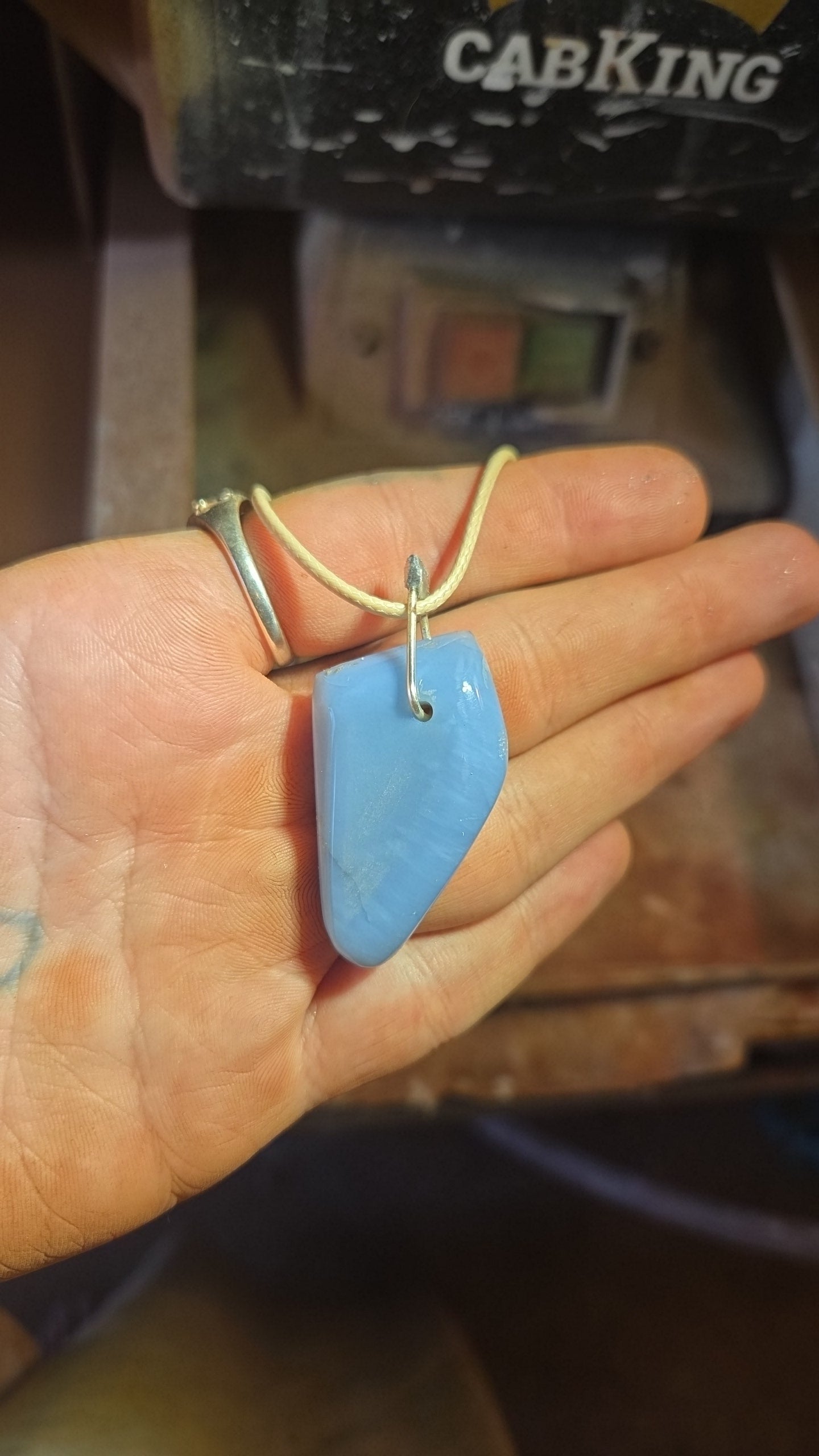 Blue Opal Necklace