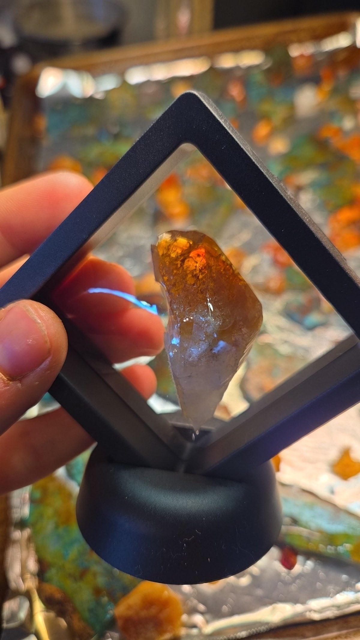 Citrine Quartz Point Mineral Specimen