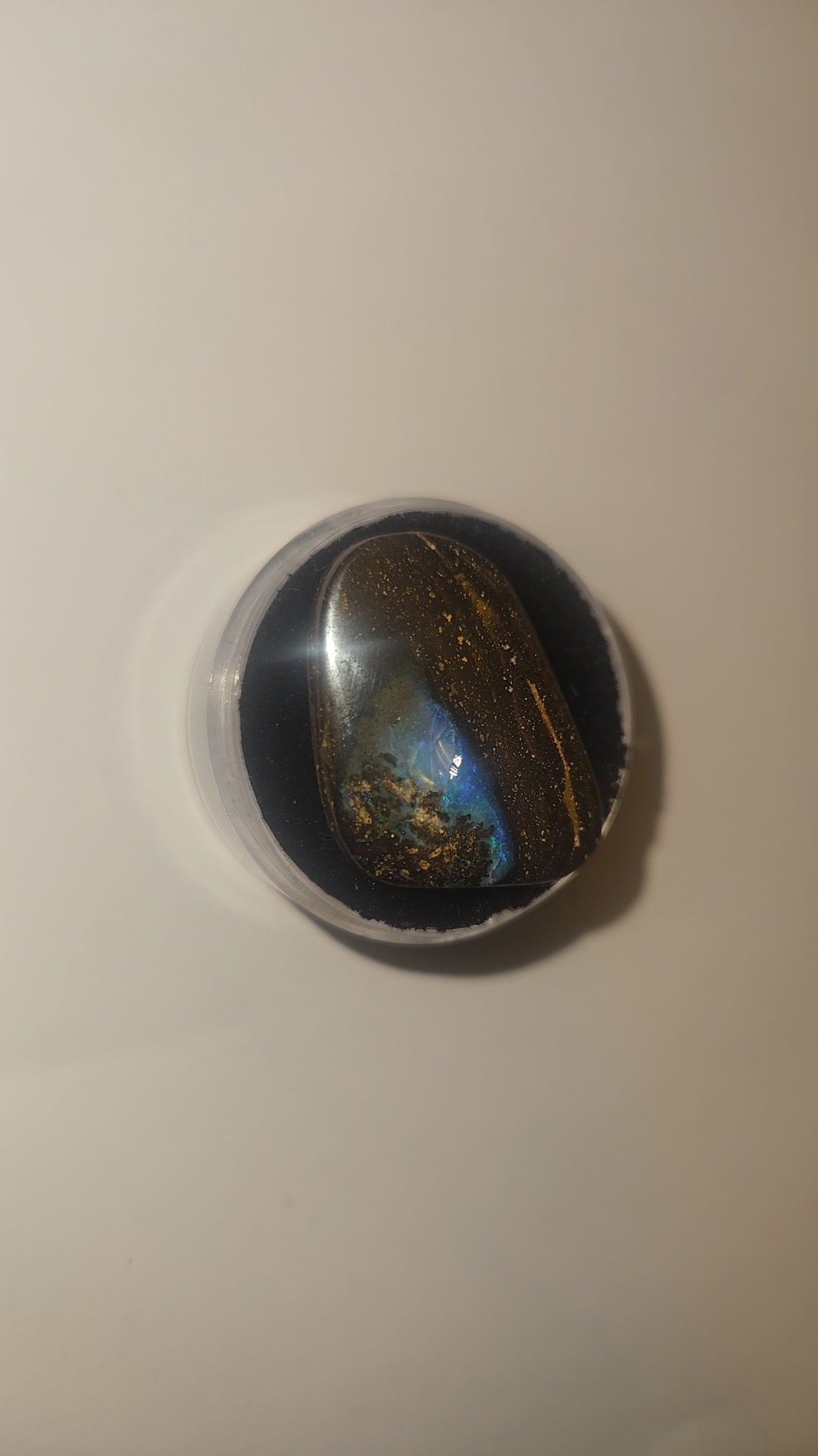 Boulder Opal Green Blue Cabochon