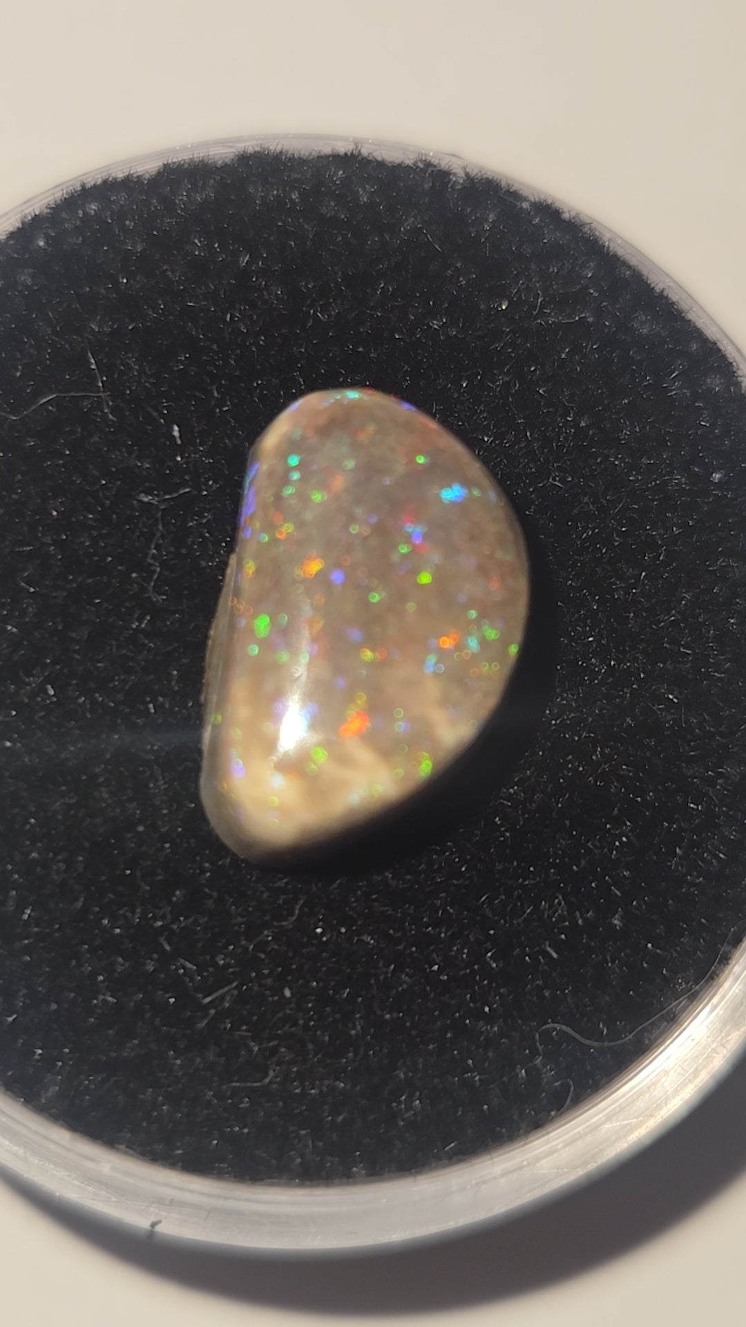 Rainbow Andamooka Australian Opal Cabochon
