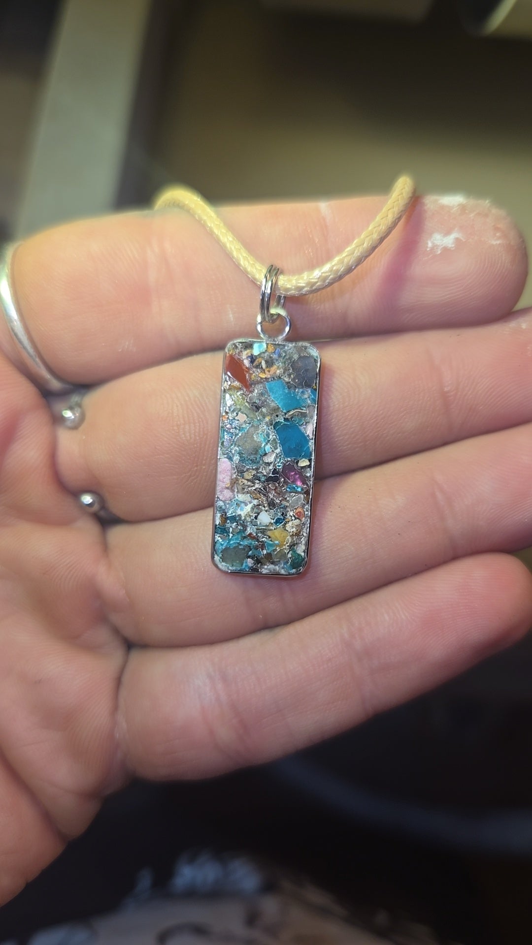 Mosaic Multi Stone Necklace