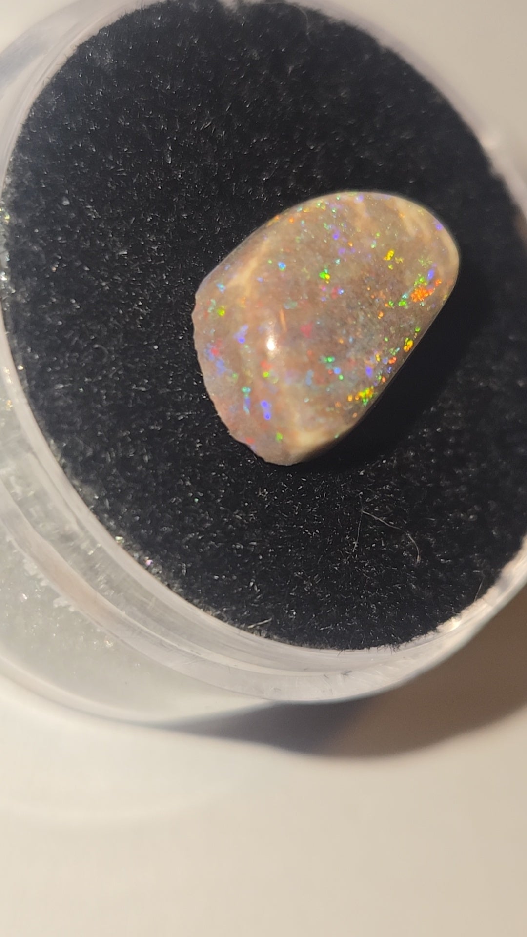 Rainbow Andamooka Australian Opal Cabochon
