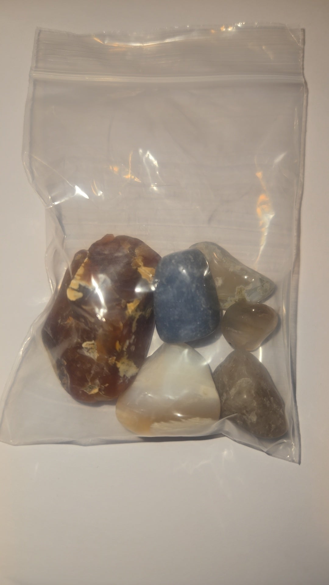 Mixed Tumbled Gemstones and Crystals