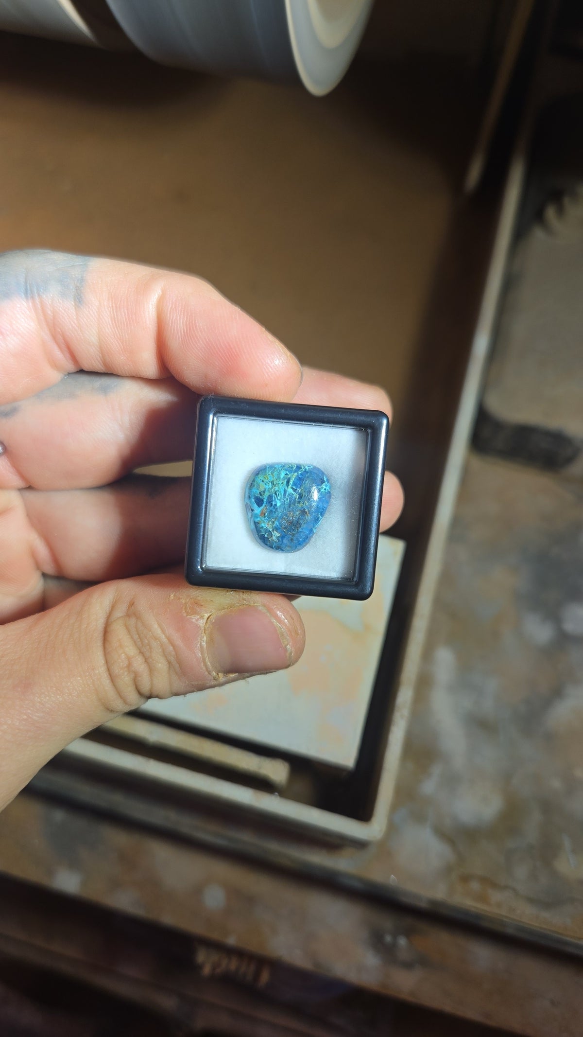Shattuckite Cabochon Nice Blue Color