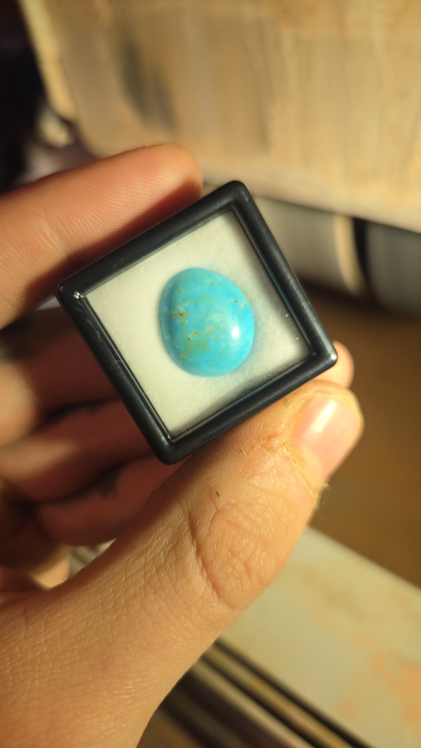 Light Blue Turquoise Cabochon