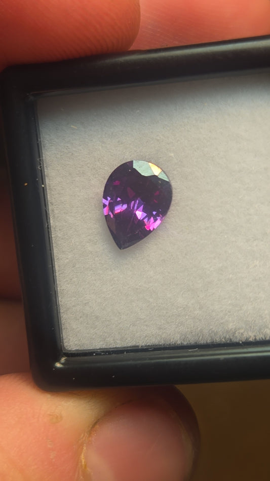 Amethyst Facet Cut Gemstone
