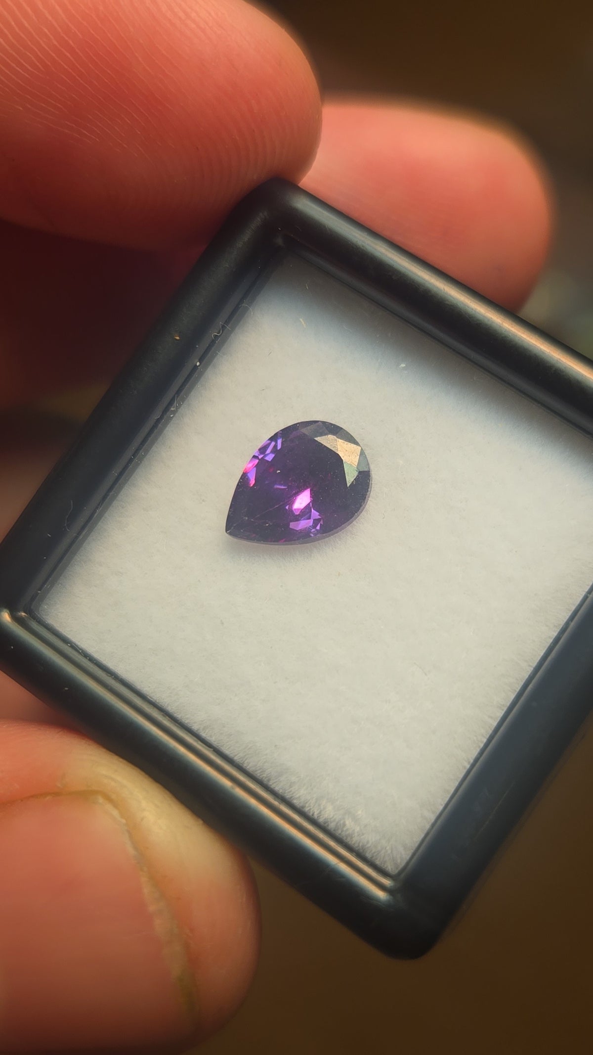 Amethyst Facet Cut Gemstone