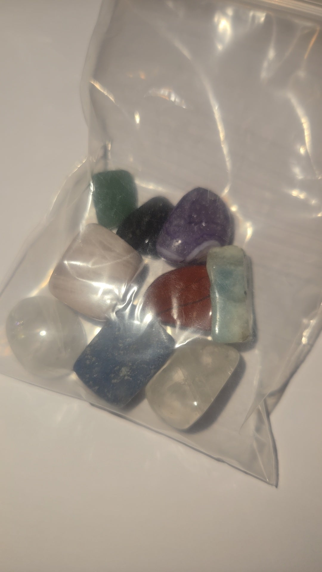 Mixed Tumbled Gemstones and Crystals