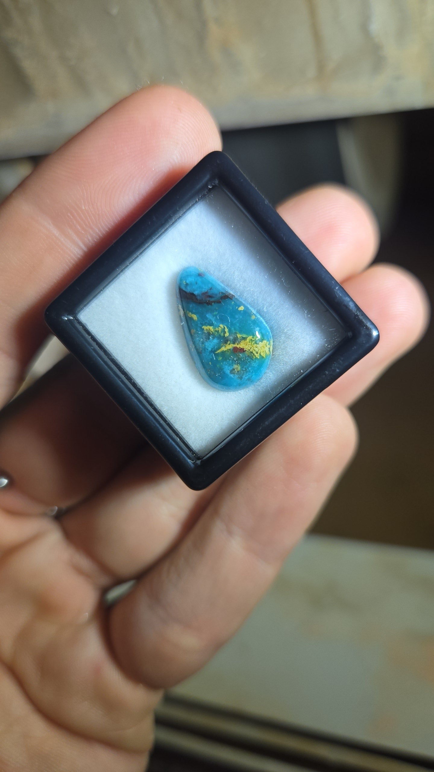 Peruvian Blue Opal Cabochon
