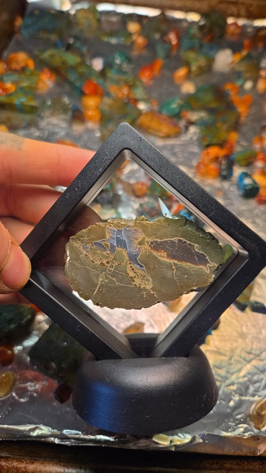 Oregon Thunderegg Mineral Specimen Display